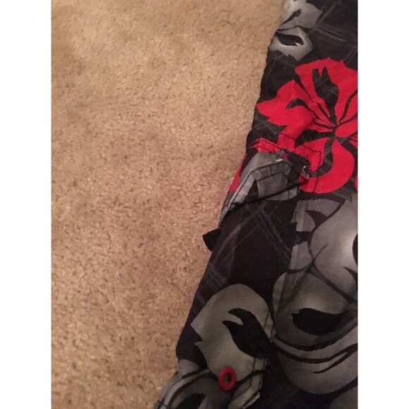 Hang Ten Boys Floral Print Board Shorts w Attached Liner 1pc Size XL Multicolor - Picture 3 of 4